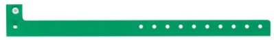 Green 1/2" Plastic Wristband main image